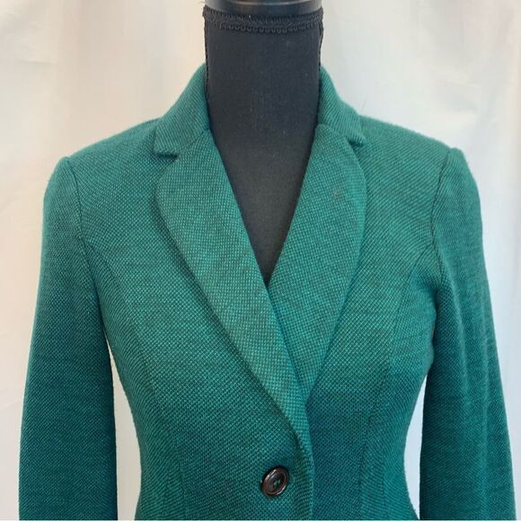 WEEKEND Max Mara green knit blazer Sz XS - Picture 3 of 13